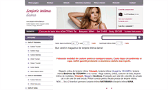 Desktop Screenshot of lenjerie-intima-dama.ro