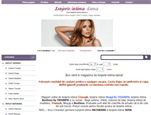 Tablet Screenshot of lenjerie-intima-dama.ro